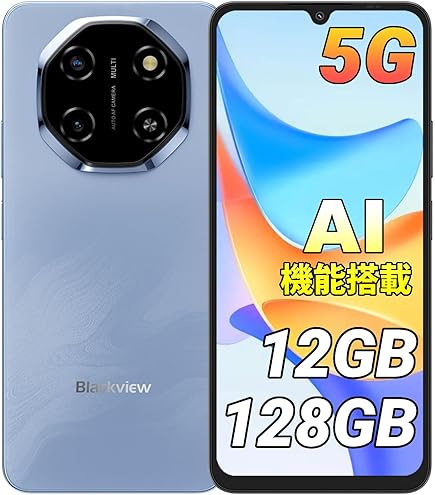 Amazon | Blackview SHARK 6 5G対応 スマホ 本体 SIMフリー｜AI機能